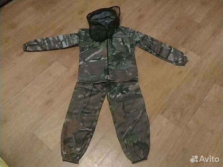 Камуфляжный костюм детский с маскиткой