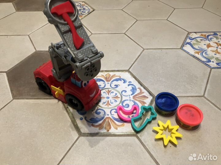 Play-doh пожарная машина набор