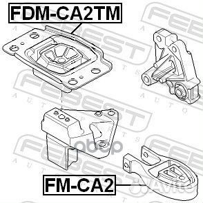 Подушка коробки передач лев FDM-CA2TM Febest