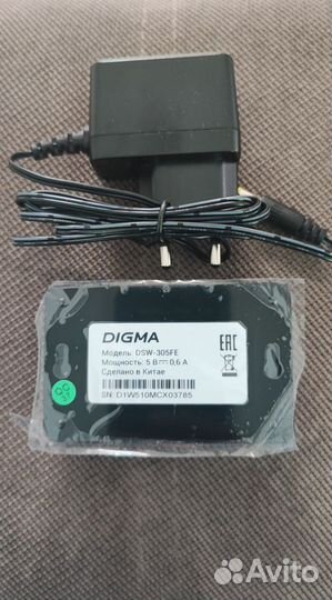 Сетевой коммутатор Digma DSW-305FE 5x100Mb