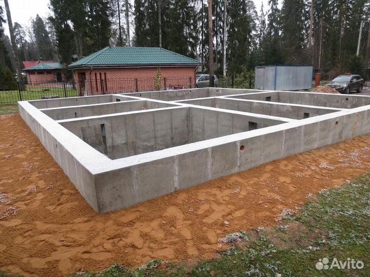 Строительство фундамента, фундамент под ключ