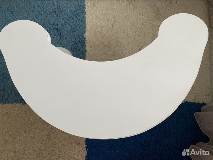 Качалка детская деревянная со столешницей