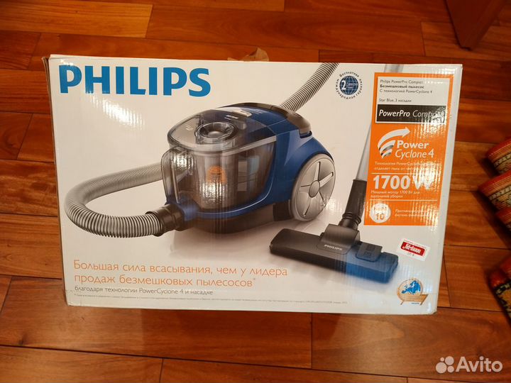 Пылесос Philips новый. Samsung