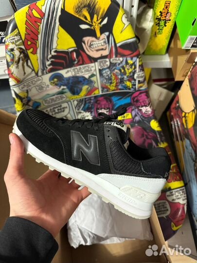 New Balance 574 Black/White