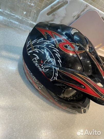 Кроссовый шлем yema с очками