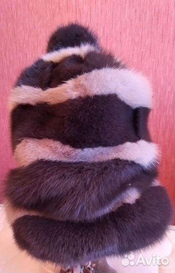 Шапка норковая новая