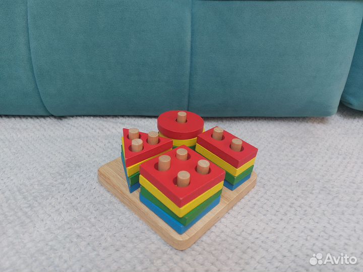 Деревянный сортер фигуры