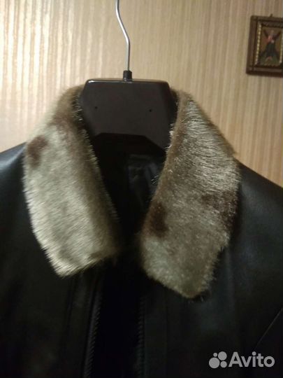 Куртка кожаная женская 48 размер