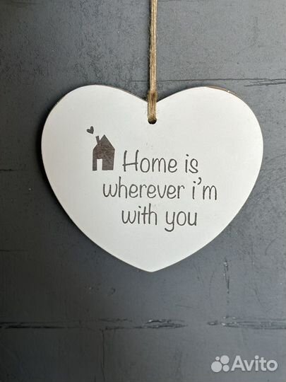 Декор/сердце/табличка
