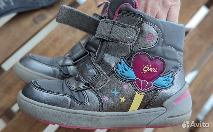 Зимние ботинки Geox для девочки, 30 размер