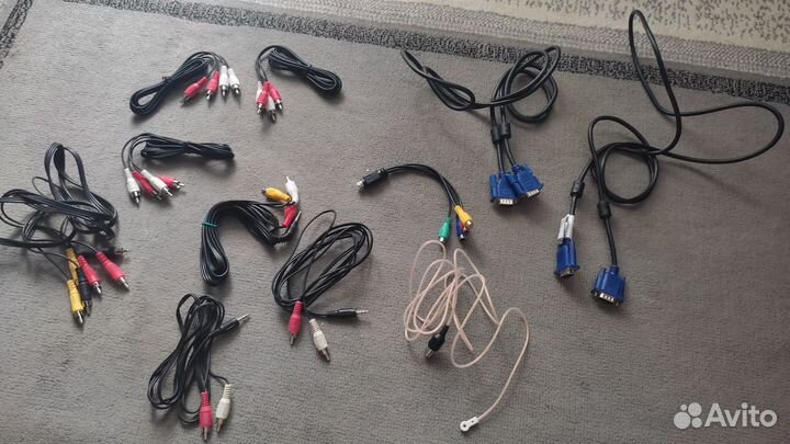 Кабеля аудио, видео, переходники