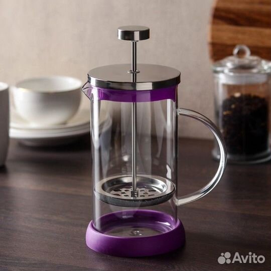 2 шт. Чайник заварочный френч - пресс 'Келли', 600