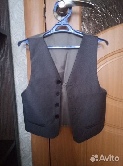 Рубашка+жилет+пиджак