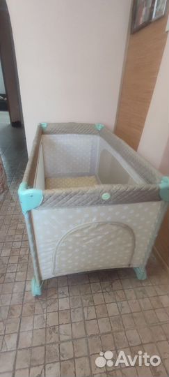 Детская кроватка манеж складная