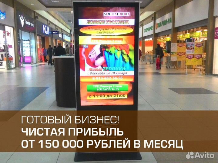 Готовый бизнес на медиамониторах