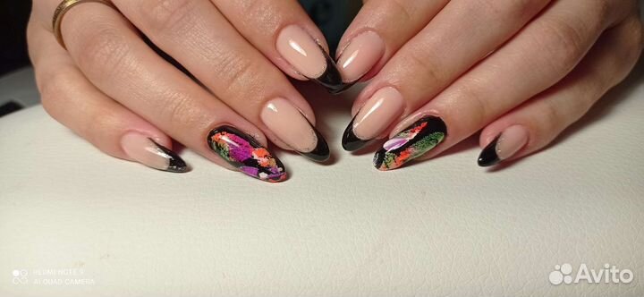 Маникюр с покрытием гель-лаком