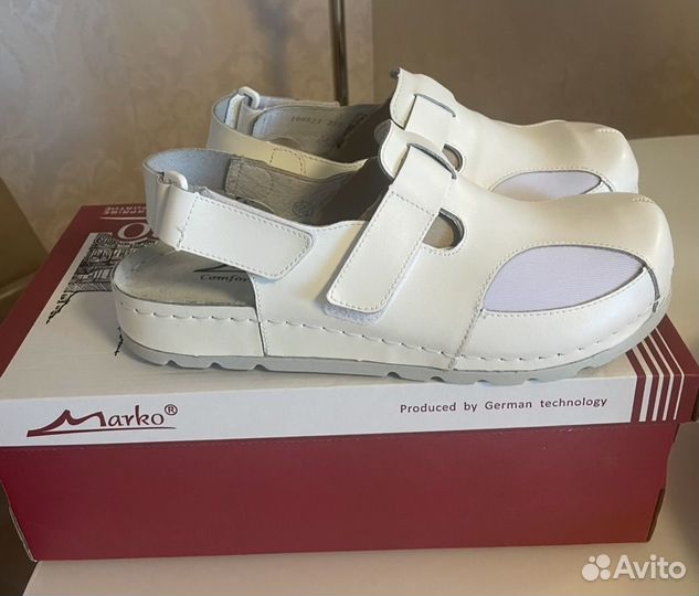 Сандалии ортопедические унисекс натуральная кожа