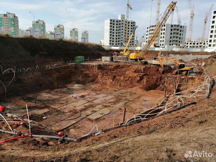 Строительное водопонижение иглофильтрами