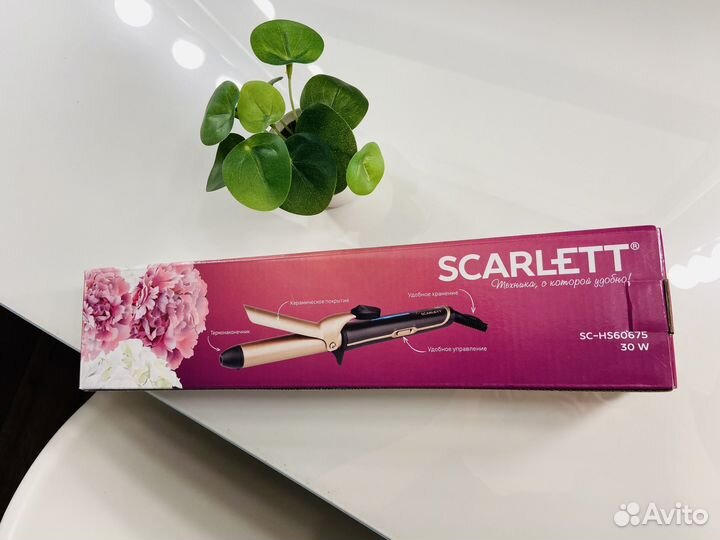 Новые щипцы плойка для завивки волос Scarlett