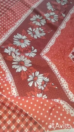 Ткань СССР и современная, пряжа, остатки и большие