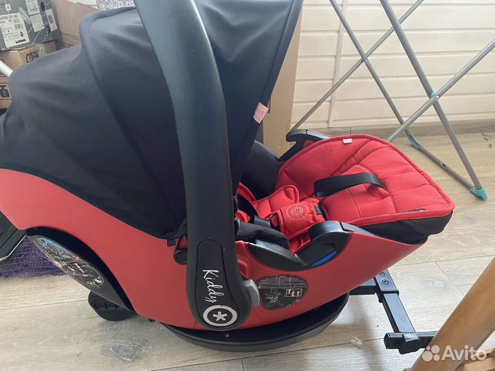 Автолюлька от 0 до 13 кг kiddy с базой isofix