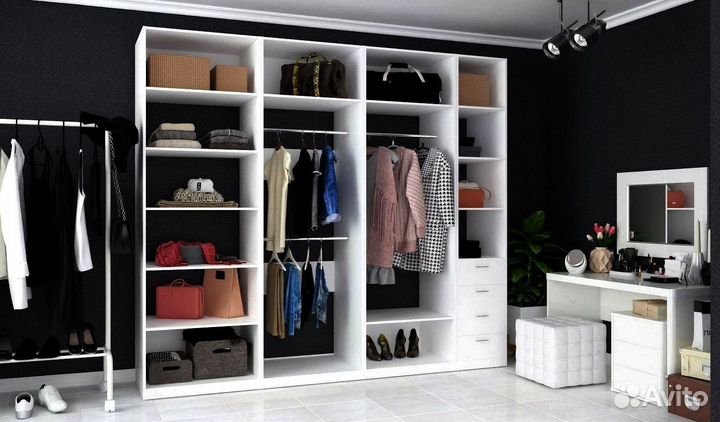 Гардеробная по индивидуальным размерам