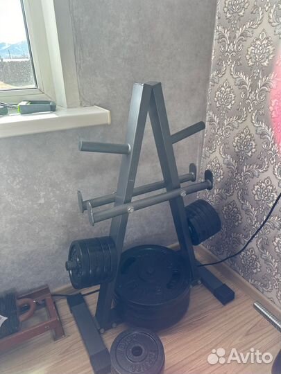 Штанга гриф блины бу torneo