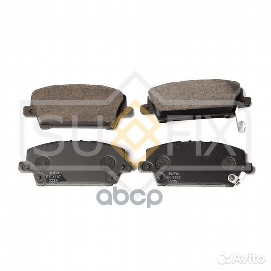 Колодки тормозные дисковые перед прав/лев S