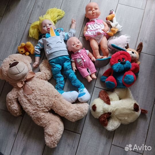 Пупсы игрушки куклы пакетом