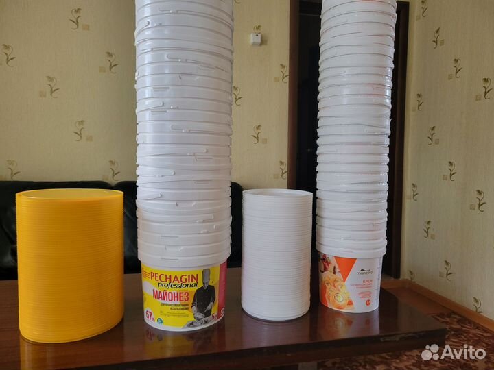 Пищевые вёдра 5 л., 3.3 л