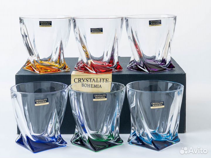 Набор стаканов для виски Crystalite Bohemia 6 шт