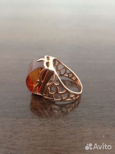 Золотое кольцо и кулон-подвеска золото 583 проба