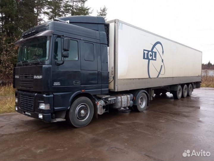 DAF XF 95.430 с полуприцепом, 2000