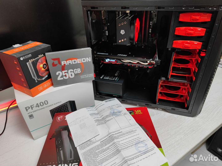 Red devil системник r5 3600+gtx1080+16gb+ssd