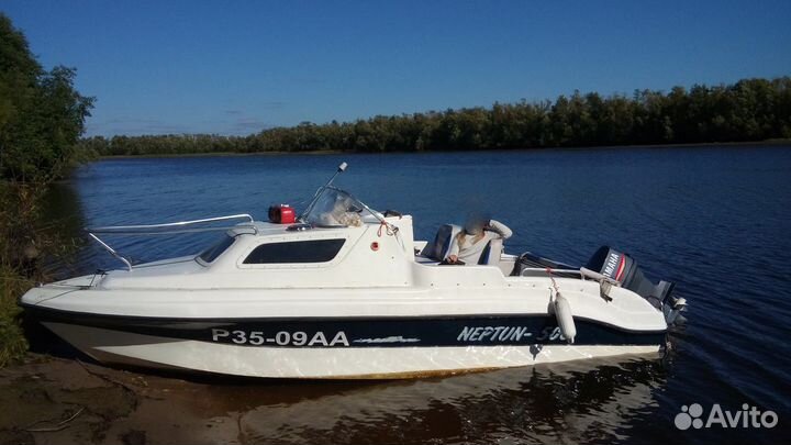 Катер Нептун-500 с мотором Yamaha 55