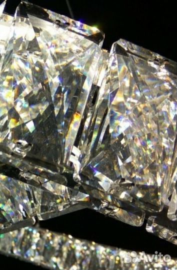 Люстра потолочная хрустальная