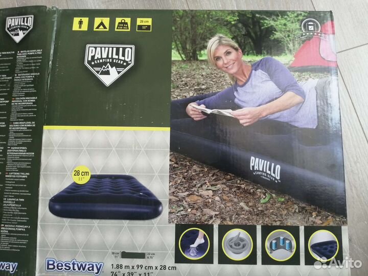 Надувной матрас новый