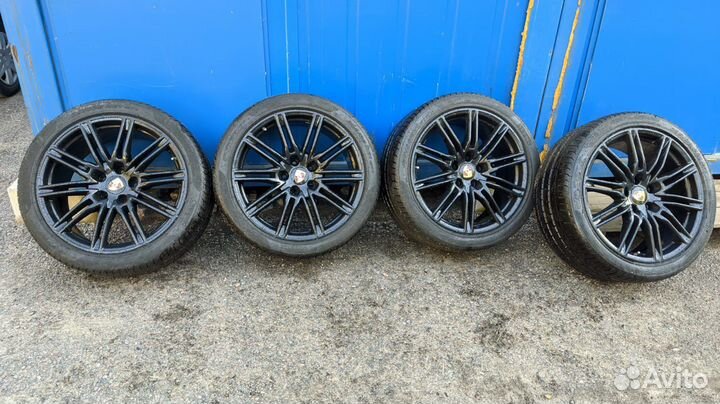 Колеса с дисками на porsche