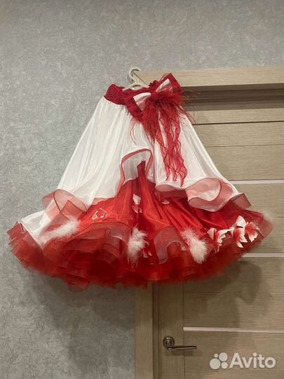 Платье для спортивных бальных танцев юниоры