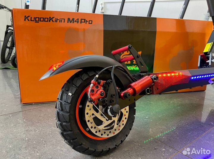 Самокат kugoo m4 pro взрослый с сидением