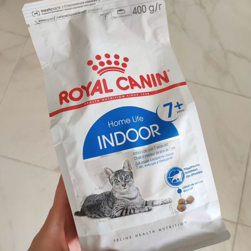 Royal canin Indoor 0,4 кг для пожилых кошек