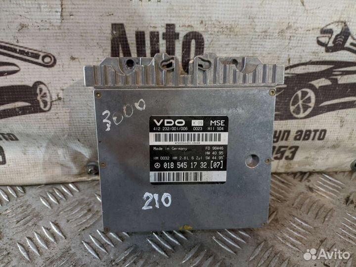 Эбу двигателя mercedes w210