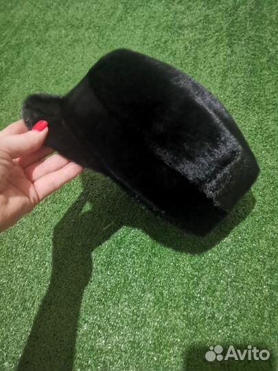 Мужская зимняя шапка, короткая нерпа, р. 57