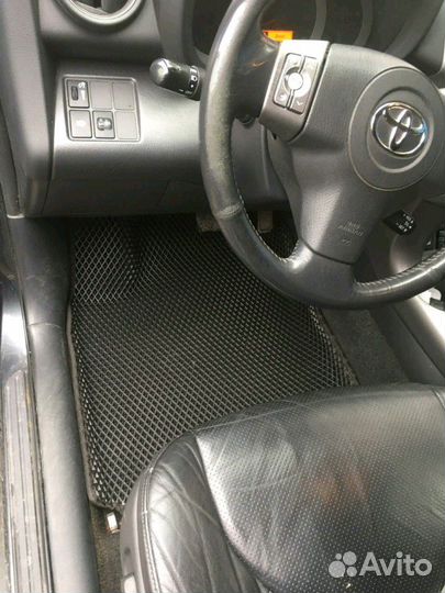 Автоковрики Эва(Eva) с бортами Рав 4 2011г.в