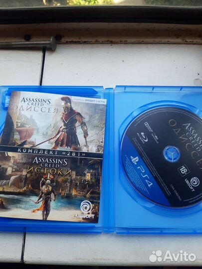 Диски для ps4 Assassin's creed 2 в 1