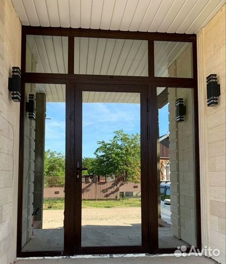 Алюминиевые двери Фасад. Остекл. Входные группы