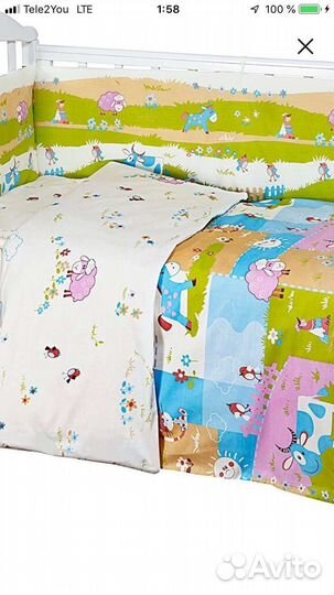 Детское постельное белье 120 60