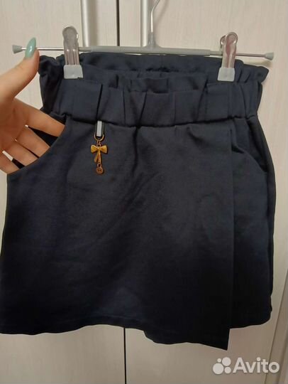 Юбка-шорты школьная