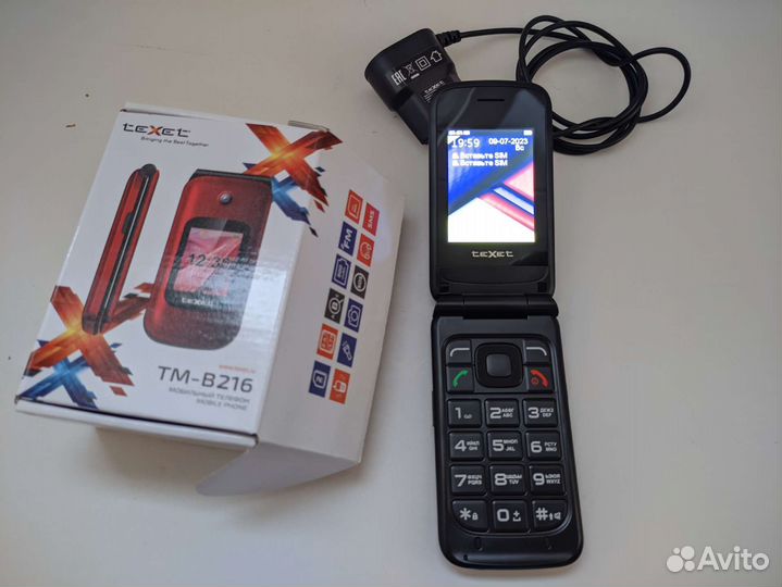 Кнопочный телефон texet TM-B216