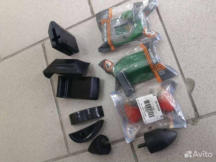 Буфер лыжи тележки